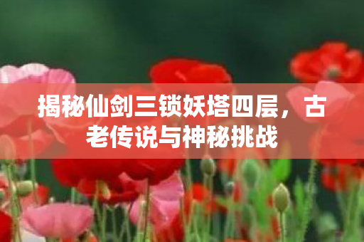揭秘仙剑三锁妖塔四层图片