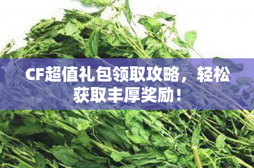 CF超值礼包领取攻略图片