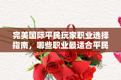 完美国际平民玩家职业选择指南图片