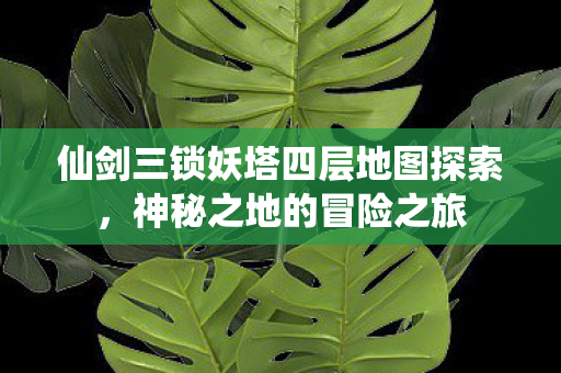 仙剑三锁妖塔四层地图探索图片