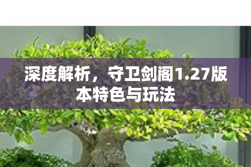 27版本特色与玩法图片