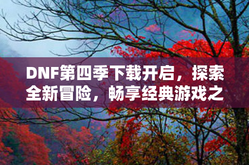DNF第四季下载开启图片