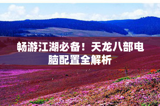 天龙八部电脑配置全解析图片