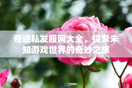 探索未知游戏世界的奇妙之旅图片