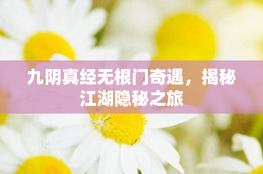 九阴真经无根门奇遇图片