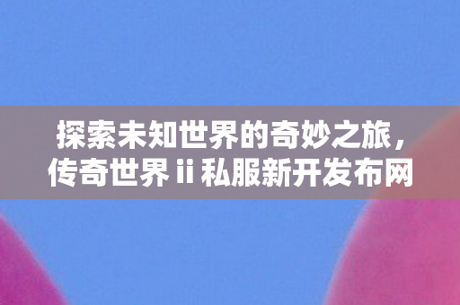 传奇世界ⅱ私服新开发布网图片
