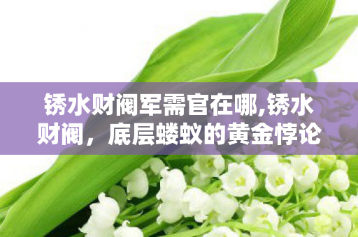 锈水财阀军需官在哪,锈水财阀,底层蝼蚁的黄金悖论,灵魂震颤于命运齿轮的崩解声 锈水财阀军需官在哪,锈水财阀,底层蝼蚁的黄金悖论,灵魂震颤于命运齿轮的崩解声