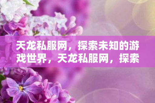 探索未知的游戏世界图片