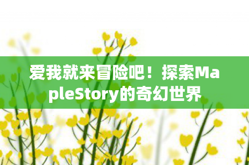 探索MapleStory的奇幻世界图片