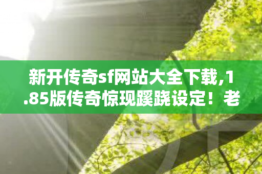 新开传奇sf网站大全下载,1.85版传奇惊现蹊跷设定!老玩家直呼,这波情怀杀太上头! 新开传奇sf网站大全下载,1.85版传奇惊现蹊跷设定!老玩家直呼,这波情怀杀太上头!