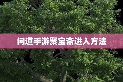 问道手游聚宝斋进入方法图片