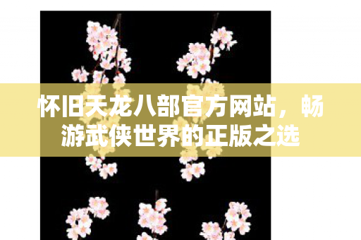 畅游武侠世界的正版之选图片