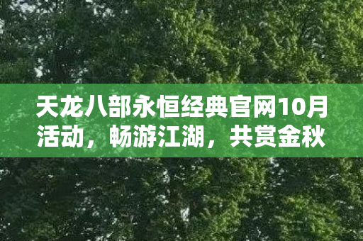 天龙八部永恒经典官网10月活动图片