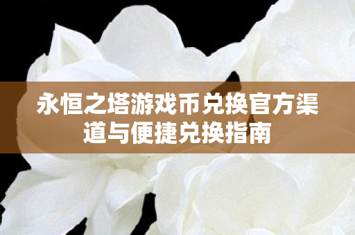 永恒之塔游戏币兑换官方渠道与便捷兑换指南图片