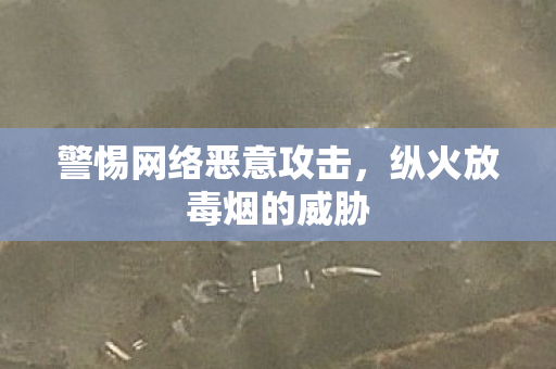 警惕网络恶意攻击图片