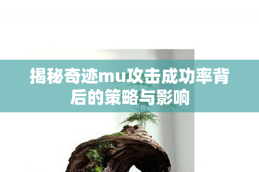 揭秘奇迹mu攻击成功率背后的策略与影响图片
