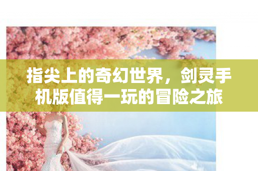剑灵手机版值得一玩的冒险之旅图片