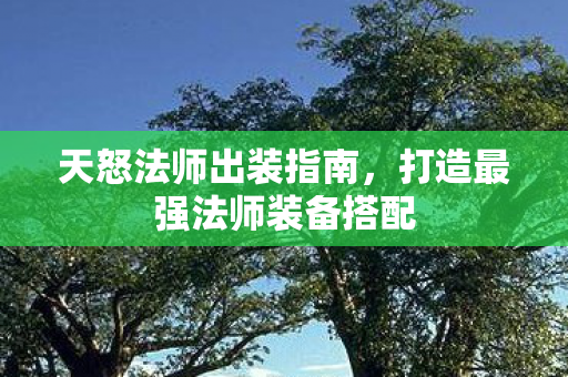 打造最强法师装备搭配图片