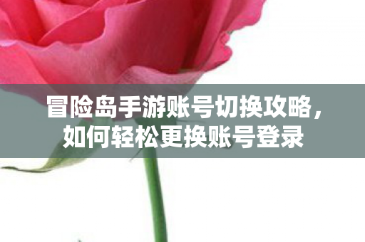 冒险岛手游账号切换攻略图片