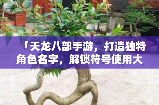 打造独特角色名字图片