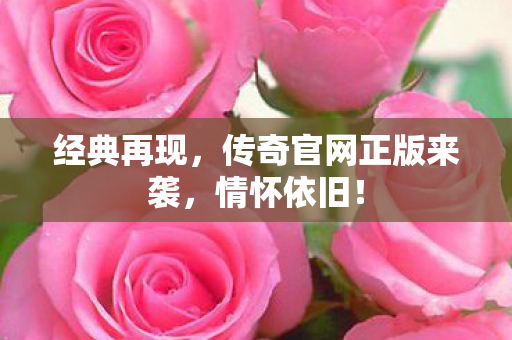 传奇官网正版来袭图片