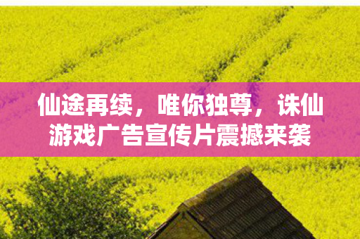 诛仙游戏广告宣传片震撼来袭图片