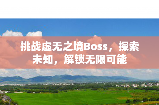 挑战虚无之境Boss图片