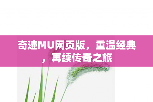 奇迹MU网页版图片
