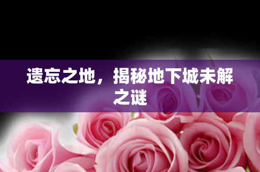 揭秘地下城未解之谜图片
