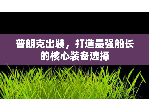 打造最强船长的核心装备选择图片