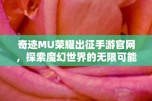 奇迹MU荣耀出征手游官网图片