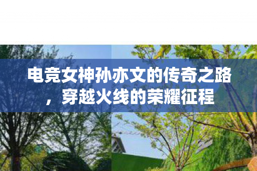 电竞女神孙亦文的传奇之路图片