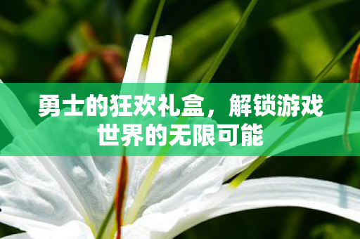 解锁游戏世界的无限可能图片