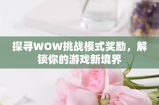 探寻WOW挑战模式奖励图片