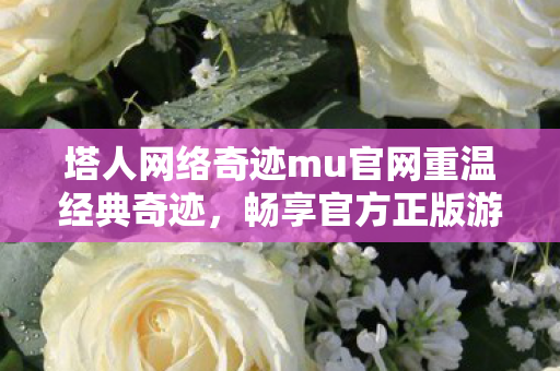 塔人网络奇迹mu官网重温经典奇迹图片