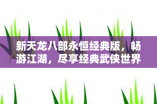 新天龙八部永恒经典版图片