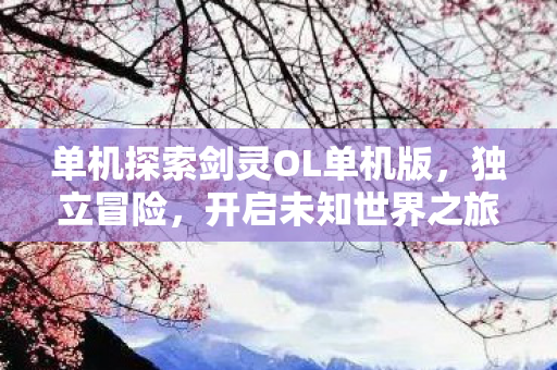 单机探索剑灵OL单机版图片