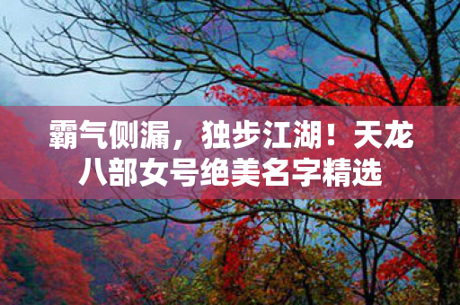 天龙八部女号绝美名字精选图片