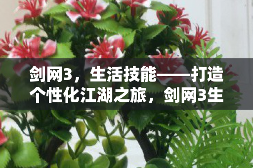 打造个性化江湖之旅图片