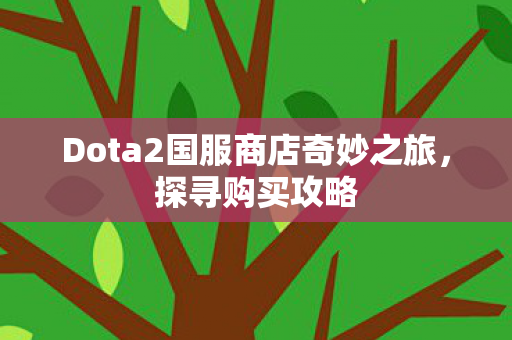 Dota2国服商店奇妙之旅图片