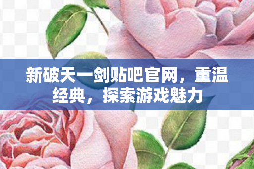 新破天一剑贴吧官网图片