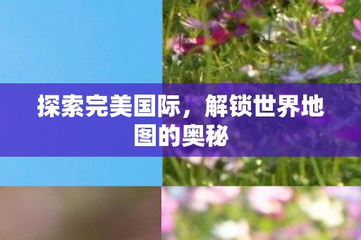 解锁世界地图的奥秘图片