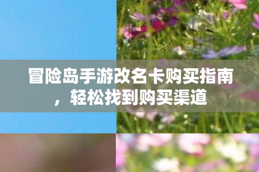 冒险岛手游改名卡购买指南图片