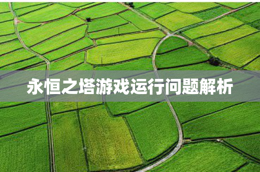 永恒之塔游戏运行问题解析图片