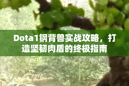Dota1钢背兽实战攻略图片
