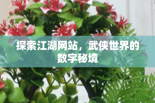 武侠世界的数字秘境图片