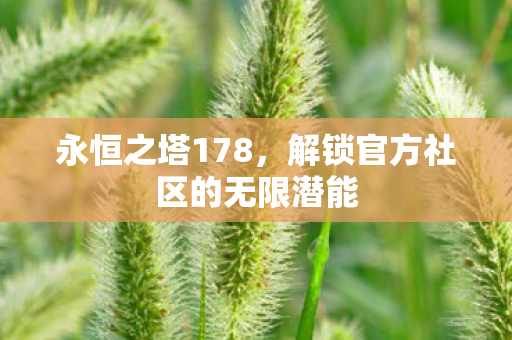 解锁官方社区的无限潜能图片