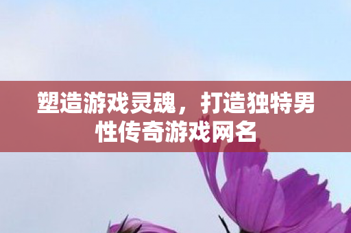 打造独特男性传奇游戏网名图片