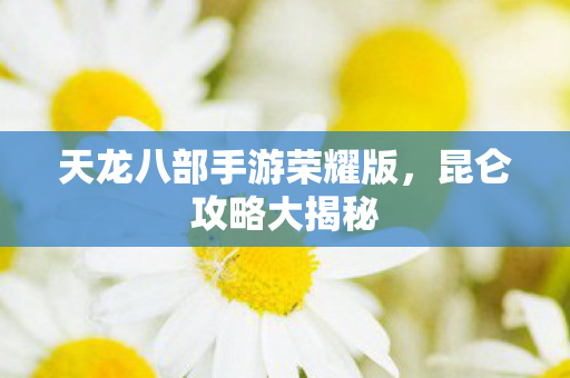 天龙八部手游荣耀版图片