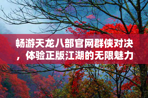 畅游天龙八部官网群侠对决图片